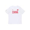 Anta National Flag Series Sports Crew Neck Pullover Slim Fit Letter Print Straight Short Sleeve T-Shirt Unisex Tops White 172030109-1