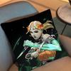 Zagreus Melinoe Hades Pillow Case Square Double-Sided Printing Short Plush Sofa Cushion Cover Bedroom Bedside Pillow