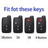 2/3/4 кнопки, новый чехол для дистанционного ключа из ТПУ для Toyota Camry Prius Land Cruiser Prado 150 Crown для Subaru Foreste XV, аксессуары