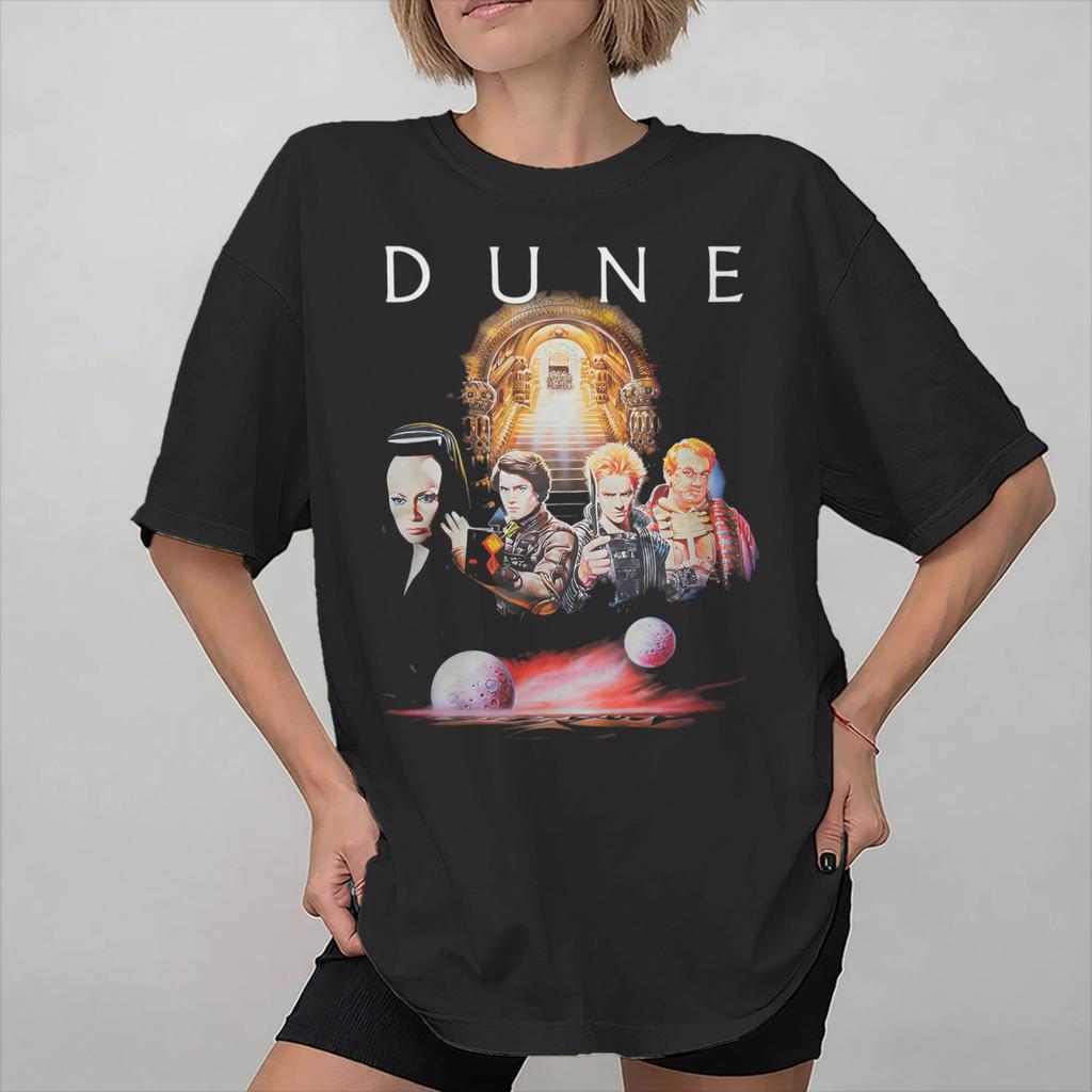 Visit Arrakis dunes part 3 Merch Unisex Women T Shirt Pure Cotton Tee New Arrival Tshirt Clothing