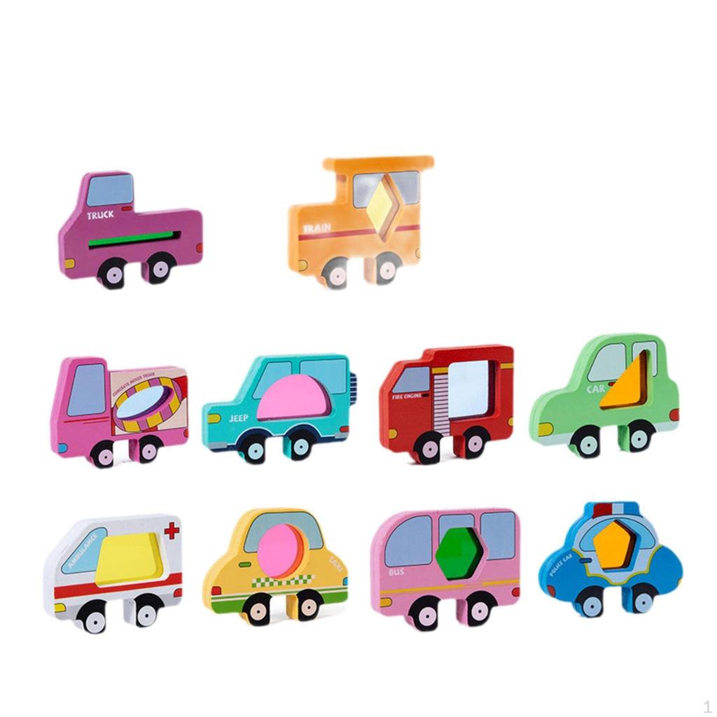 10 Acrylic Building Blocks – Colors, Shapes, Learning, Colorful And Girls Sensory Learning