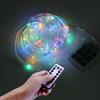 LED Rope String Lights Multicolor 5M 10M 100/200leds 8 Modes Fairy Garland Waterproof with Remote Timer Outdoor Christmas Decor