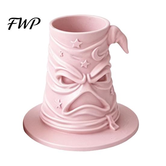 Unique Witchy Office Supplies Wizard Hat Storage Box, Gothic Desk Organizer for Makeup Brushes And Multipurpose Tool Container Pens, Dark Academia