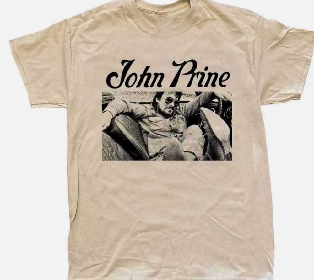 John Prine Album Men T-shirt Natural Unisex Tee All Sizes S to 345XL Unisex T-Shirt