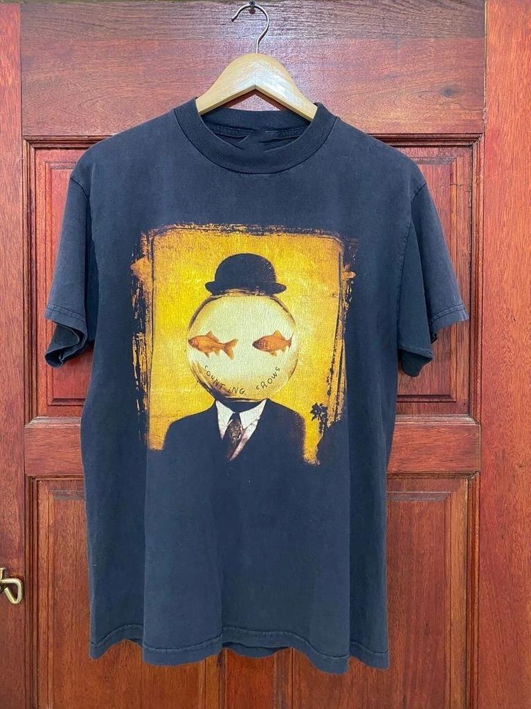 90s Counting Crows Black T-Shirt Full Size S-5XL Shirt remake PP2495