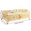 Alloy Trinket Storage Box Soft Velvet Lining Keepsake Chest Vintage Jewelry Box  Dressing Table Use