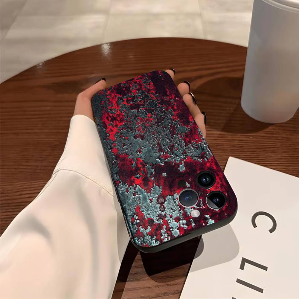 Ржавый чехол в индустриальном стиле для iPhone 17 Air 16 15 11 12 14 13 Pro Max Ударопрочный чехол