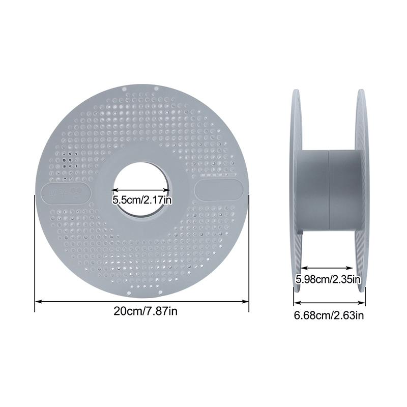 For Bambu Lab 3D Printer High Temperature Material Rack Reusable Spool Filament Compatibility Reusable Spool Ams Filament Refill