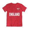 Adult or Kids ENGLAND Country Name Badge Football T-Shirt 2024 World Eudo Cup