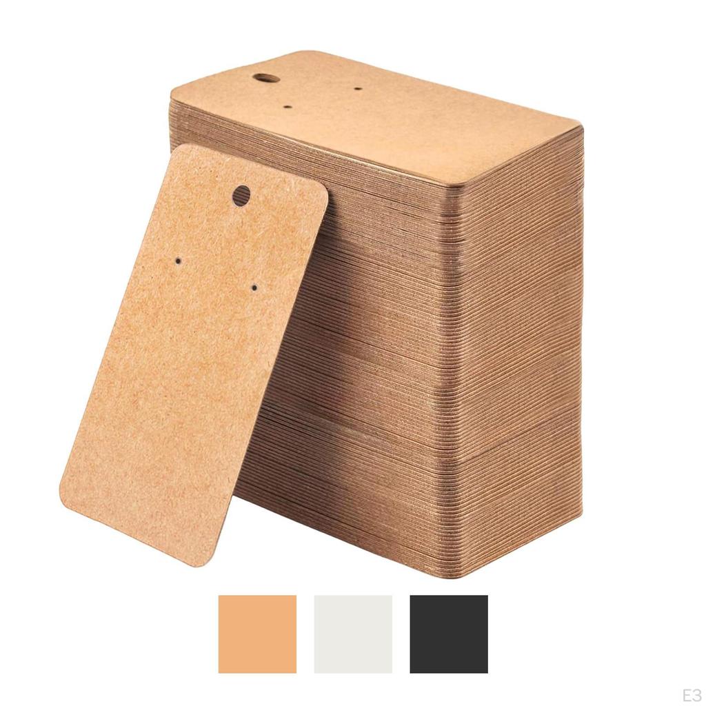 100 Pieces Earring Display Cards Holders Jewelry Storage for