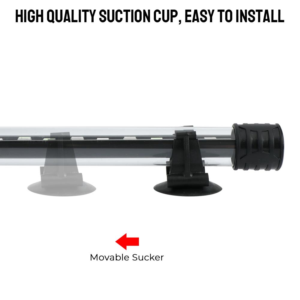 Водные воздушные пузырьковые светильники с европейской вилкой для аквариума, погружная лампа 28/38/48 см, RGB-светильник для аквариума, подводный светильник переменного тока 90~260 В