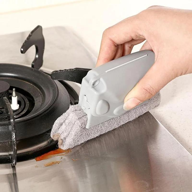 Салфетка для чистки оконных пазов, кухонная щетка для чистки окон, щетка для чистки окон, щетка для чистки оконных пазов, инструмент для очистки