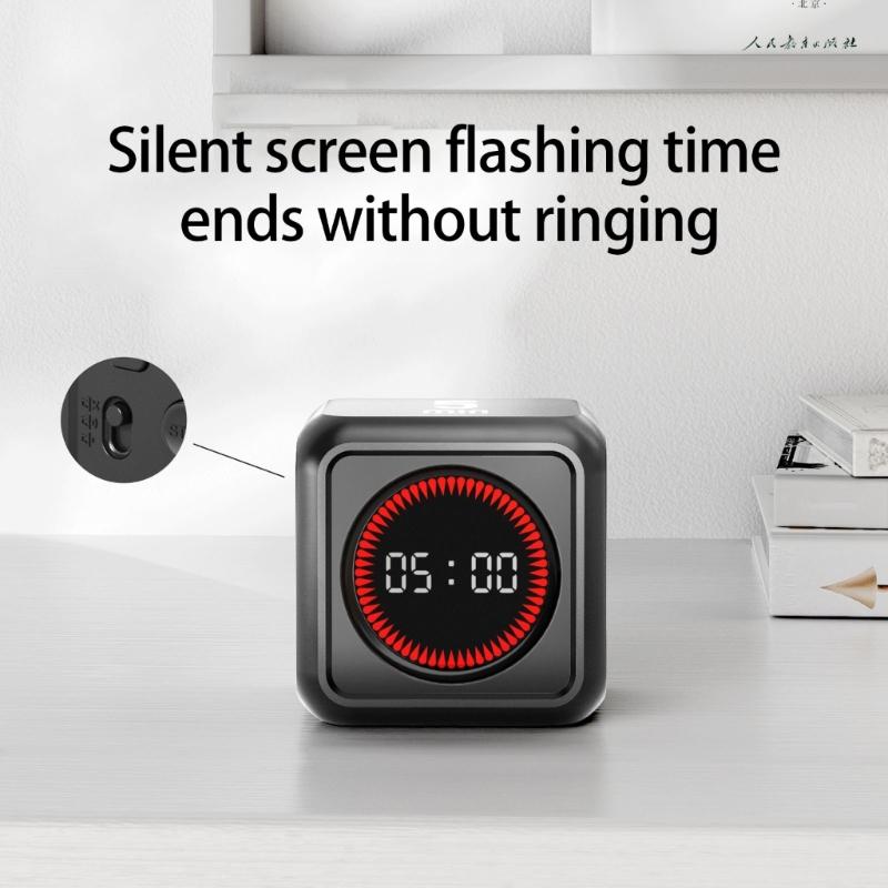 Датчики гравитации Таймер продуктивности Цифровой таймер обратного отсчета со светодиодным дисплеем Гаджет для управления временем Кухонный инструмент