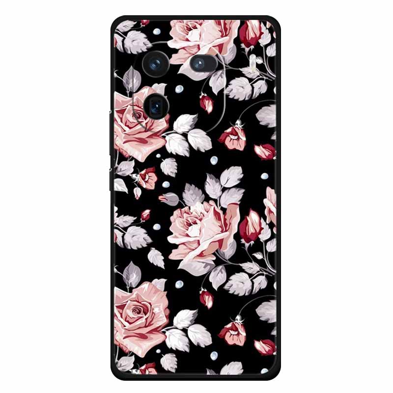 For Vivo Iqoo 12 Case Soft Silicone Cat Owl Fashion Back Covers for Vivo iQOO 12 Pro Cases Marble Shockproof Phone Shells Iqoo12