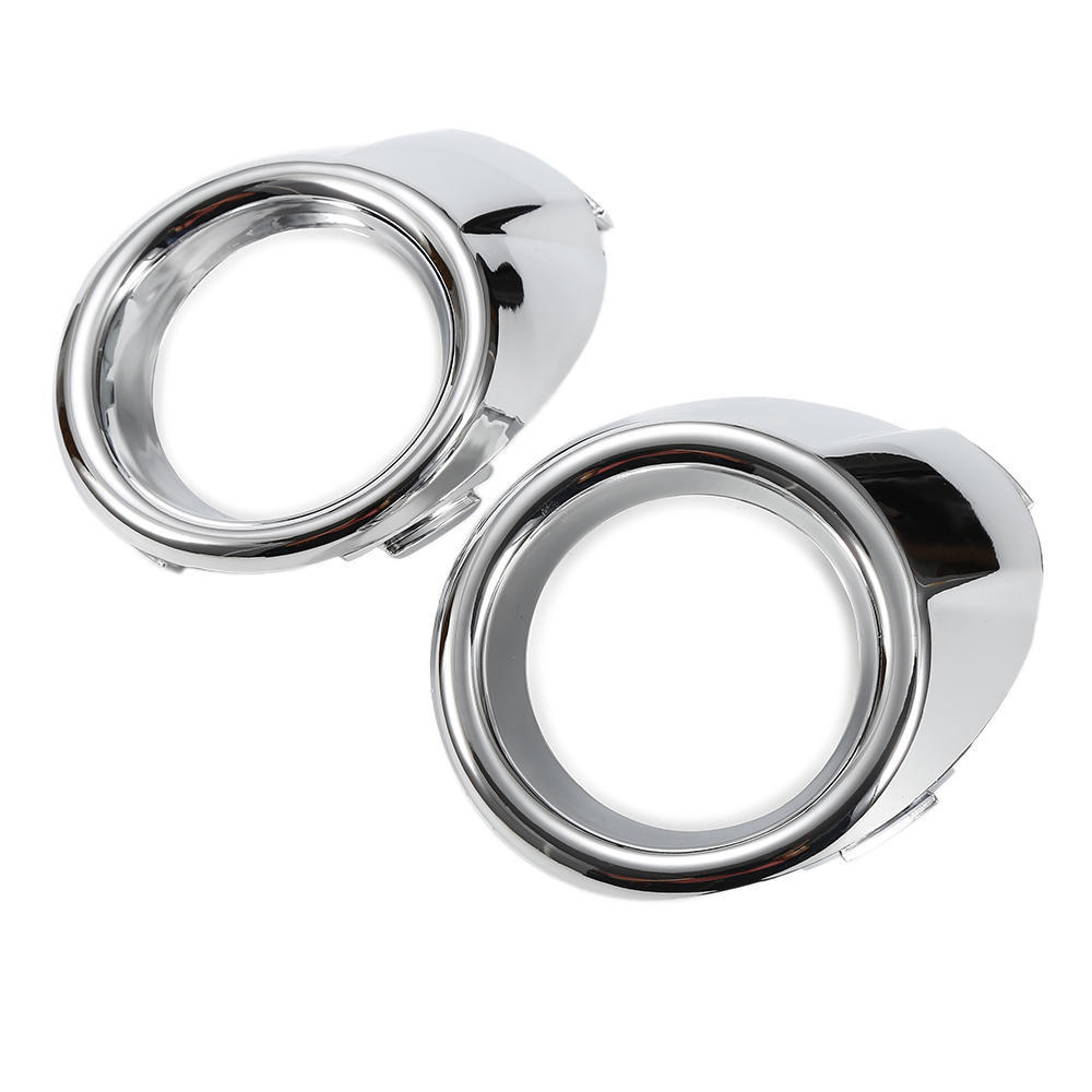 For Fiesta 2009 2010 2011 2012 Fog Light Cover Chrome Front Foglight Lamp Trim AccessoriesFog Lights Covers