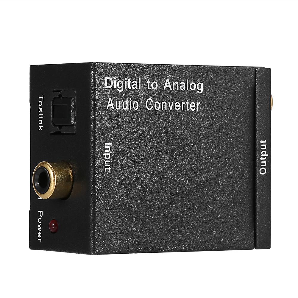 Конвертер аудио цифровой оптико-аналоговый коаксиальный адаптер RCA Convertidor