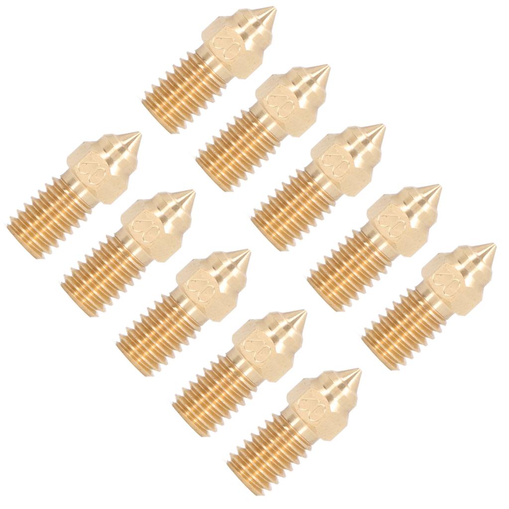 10Pcs Brass Hotend Nozzles High Speed 1.750.4mm for ENDER 7 3D Printer Parts Accessories