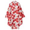 Rain Peony Perfect for Wearing Over Your Even with a Perfect for Outdoor and Stylish and Product Wpc. Women's Poncho, Pattern, Red. Outerwear,