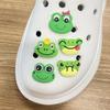 Набор шармов для Crocs с мультяшными лягушками: 10 шт. Мягкие ПВХ Аксессуары для обуви