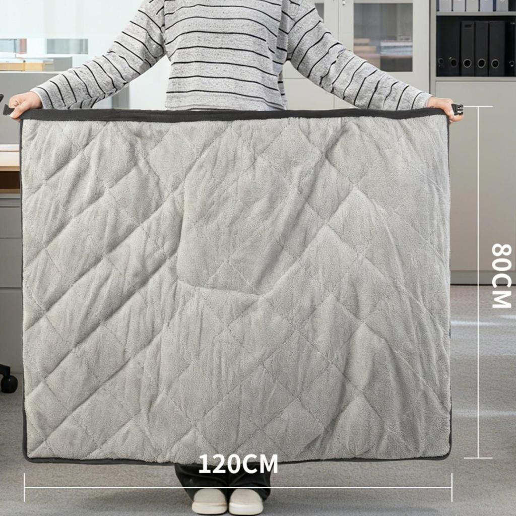 Leg Cover Adjustable Half-Body Safeguarding Wrap Skirt for Cold Office