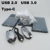 External Hd Case 2.5 SATA To USB 3.0 5Gbps Transparent Portable External Hard Drive 2.5 Hdd Enclosure For PC Disk SSD Box