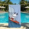 Милое полотенце с рисунком для улицы S-SnoopyS-ES Полотенце для кемпинга и пляжа Супервпитывающее Быстросохнущее Летнее полотенце
