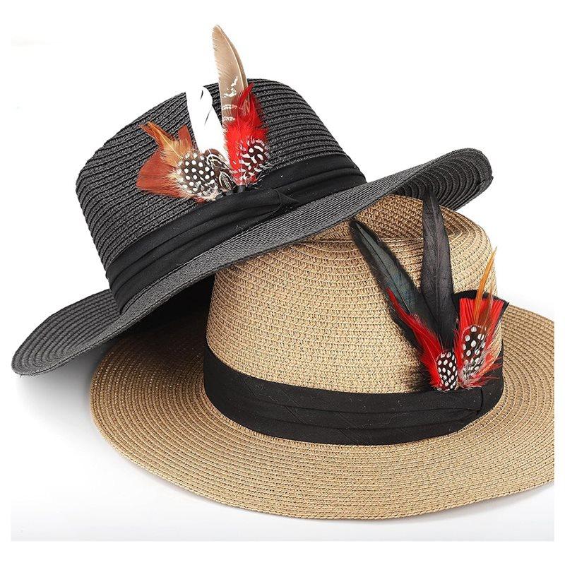Premium-Hat Natural Feathers 12PCS Colorful Real Feathers