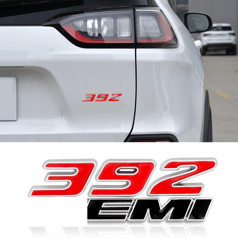 Металлический 392 6.4L Эмблема Двигателя Автомобиля Наклейки на Автомобиль Для Hemi 345 Hemi Charger Caravan Durango Caliber Journey Challenger Avenger Значок