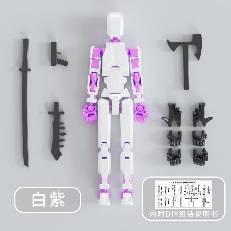 3D Printed Mannequin Action Figures Toys Dummy 13 Shapeshift Robot Multi-Jointed Movable Kids Adults Parent-children Games Gifts
