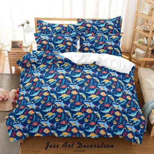 Comforter Whale Bed Decoration First Choice Gift Suitable For Children Boys Girls And Adults Soft Warm And Breathable