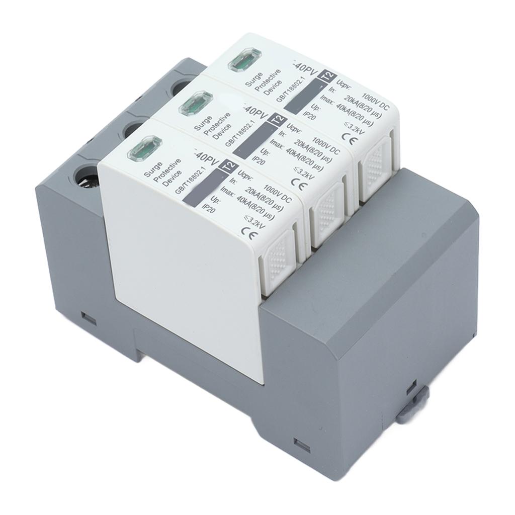 Устройство защиты от перенапряжения 3P низковольтные разрядники для системы постоянного тока 20‑40KA 1000VDC