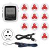 1шт. Беспроводная интеллектуальная кнопка вызова, пейджинговая система, приемник, 10 шт., пейджер для вызова