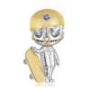 Skateboard Skull Charm 925 Sterling Silver Christmas Skeleton Beads for Women Fine Charms Bracelet Jewelry Making