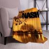 Nash Fishing Logo Throw  Blanket Aesthetic Art Flannel Blanket Portable Home Travel Camping Sofa Picnic Thickening Flannel Blank