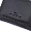 Beautiful Women's Wallet with Coin Holder Made of Genuine Leather ST Leather 22728 Black