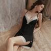 Женское эротическое нижнее белье T Pants Set Sexy Deep V Lace Camisole Nightgown Porn Backless Suspender Нижнее белье Сексуальные костюмы