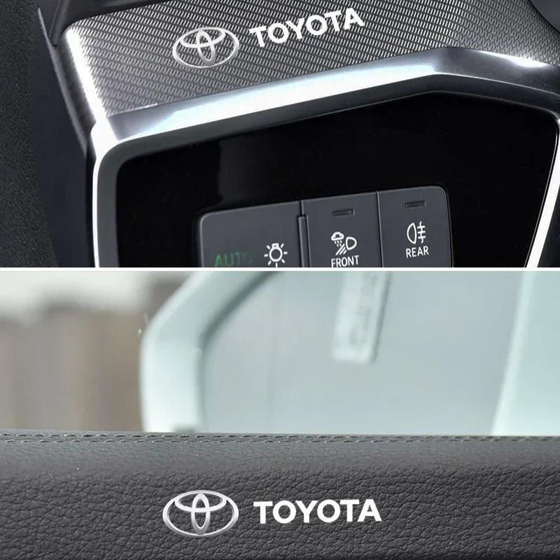 Car Interior Random Stickers Car Steering Wheel Emblem Styling for Toyota TRD GR Corolla Yaris Chr Auris RAV4 Camry Highlander