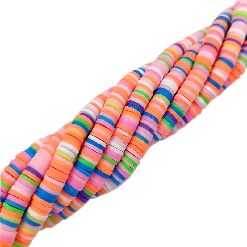 Necklace Bracelet Jewelry Making Multicolor Loose Beads Rainbow Soft Clay DIY For Pendant 13 Colors Mixed Style