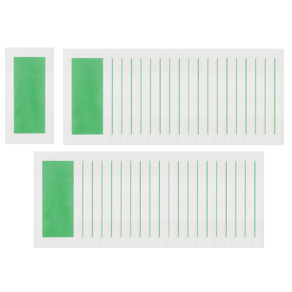40x восковые полоски для удаления волос, двухсторонняя восковая бумага, полоски для удаления домашнего воска, набор для тела, губ, бровей, подмышек, лица, бикини