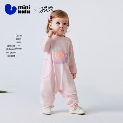 Minibala Хлопковый комбинезон для младенцев с длинным рукавом