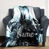 Customiz Name Personality Byakuya Kuchiki (2) Blanket Soft &Warm Sofa Office Bed Travel Lunch Break Blanket, Gift Suitable for All Seasons