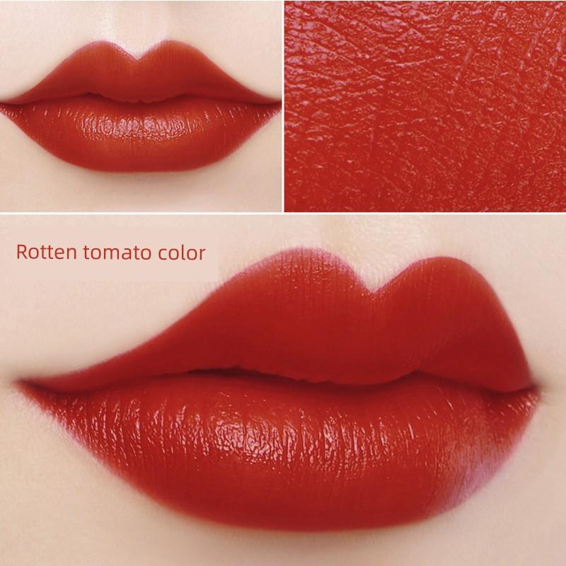 Yellow-Toned Natural Look Brightening Coral Orange Red Lipstick Matte Long-Lasting Waterproof Big Brand Genuine Official Flagship Store Nude Color
