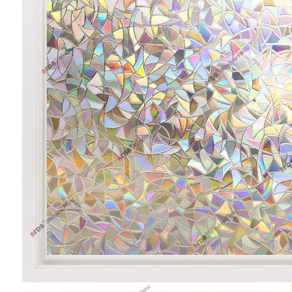 Пленка для окон Privacy, декоративная бумажная наклейка, неклейкая кружевная цветочная наклейка, домашний офис, статическая липкая стеклянная фольга, ширина 90 см