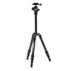 Manfrotto Element Travel with Carry Ball 6kg Load 143cm Total Height Tripod, Small, Black, Compact, Lightweight, Foldable, Case, Head, Capacity,