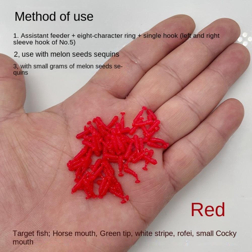 100 ШТ Силиконовые Мягкие Рыболовные Приманки 1 см Плавающие Воблеры Минноу Приманки Воблеры Минноу Зимняя Рыбалка