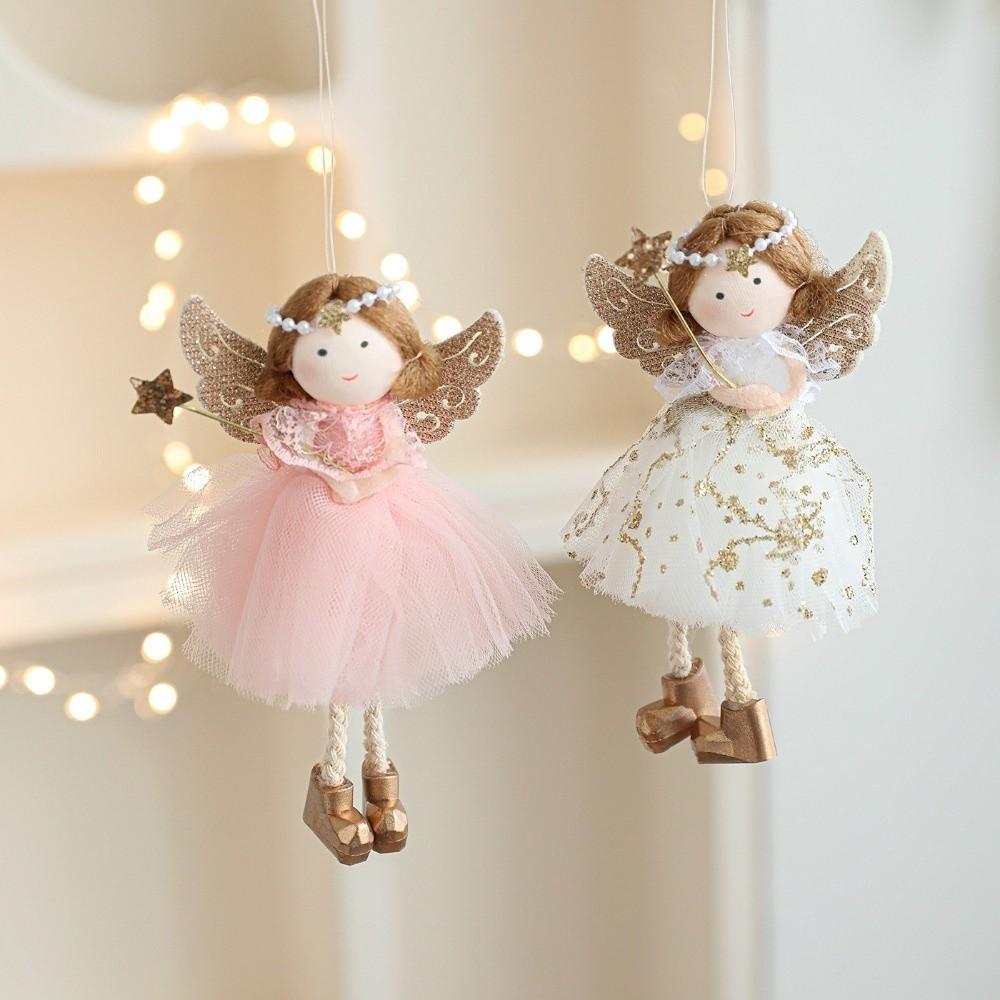 Plush Angel Girl Doll Ornaments Cute Christmas Gift Doll Decorations  Home Decorations