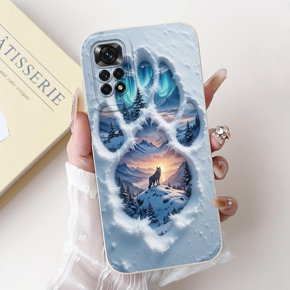 6.67'' Глобальный Для Redmi Note 11 Pro Чехол Силиконовый Модный Роскошный Милый Кот Расписанный Ударопрочный Чехол Для Телефона Для Redmi Note 11 Pro 5G
