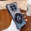 Чехол Mate50, роскошный магнитный кронштейн, противоударный чехол для Huawei Mate 50 60 30 40 Pro 50pro, чехол с держателем, блестящий блестящий чехол