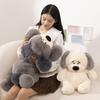 Plush Dog Fluffy Toy Adorable And Soft Huggable Stuffed Animal For Children Gifts And