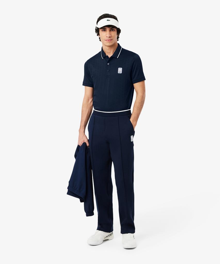 Мужская футболка-поло Lacoste Tennis Heritage с V-образным вырезом, коротким рукавом Dh0164-56G 166